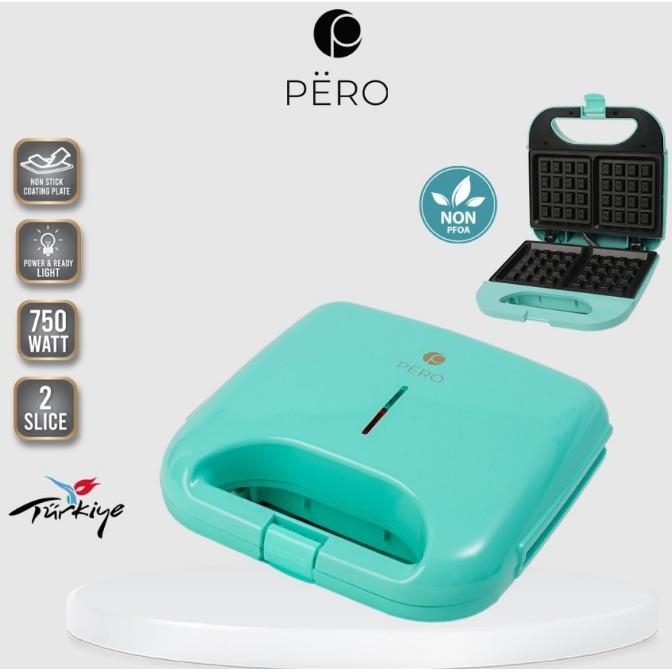 Pero Waffle Maker Nonstick/Mesin Waffle Elektrik - MINT