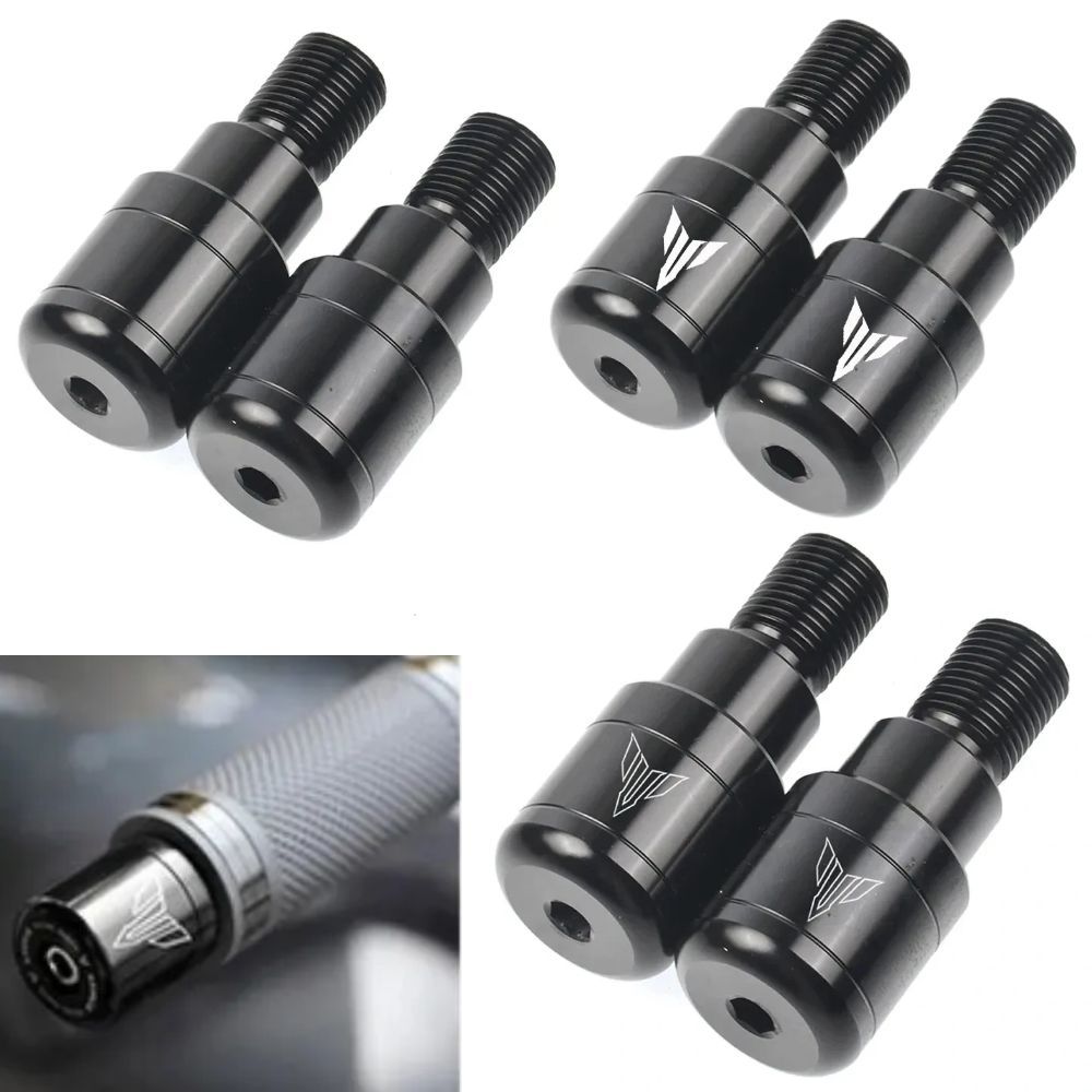 Motorcycle Bar End Caps C Handlebar Grips For Yamaha MT07 MT09 MT10 MT125 FZ1 FZ6 FZ6R FZ07 FZ09 FZ0