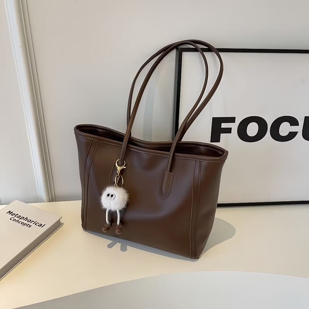 Tas Wanita Tote Kekinian Simple Elegan Muat Banyak