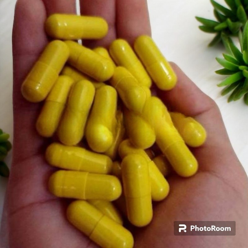 KJP FULL YELOW/KUNING KAPSUL JAMU PELANGSING HERBAL ISI 30 Gudang Sehat