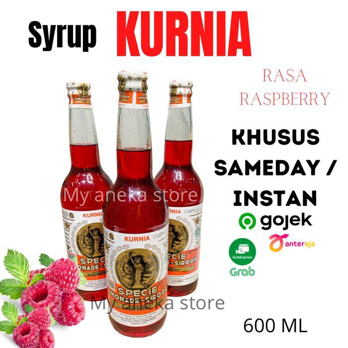 [TERLARIS] Syrup kurnia / sirup cap patung / Kurnia/ raspberry 600 ml GOJEK GRAB[TERLARIS ]