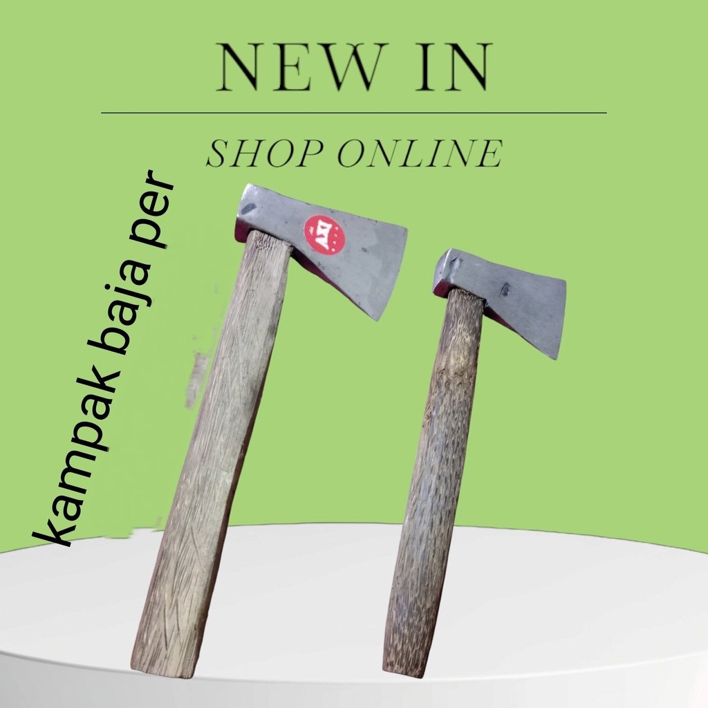 Kampak Tukang Bangunan Baja Per - Ukuran Standart dan Besar Untuk Kayu dan Beton