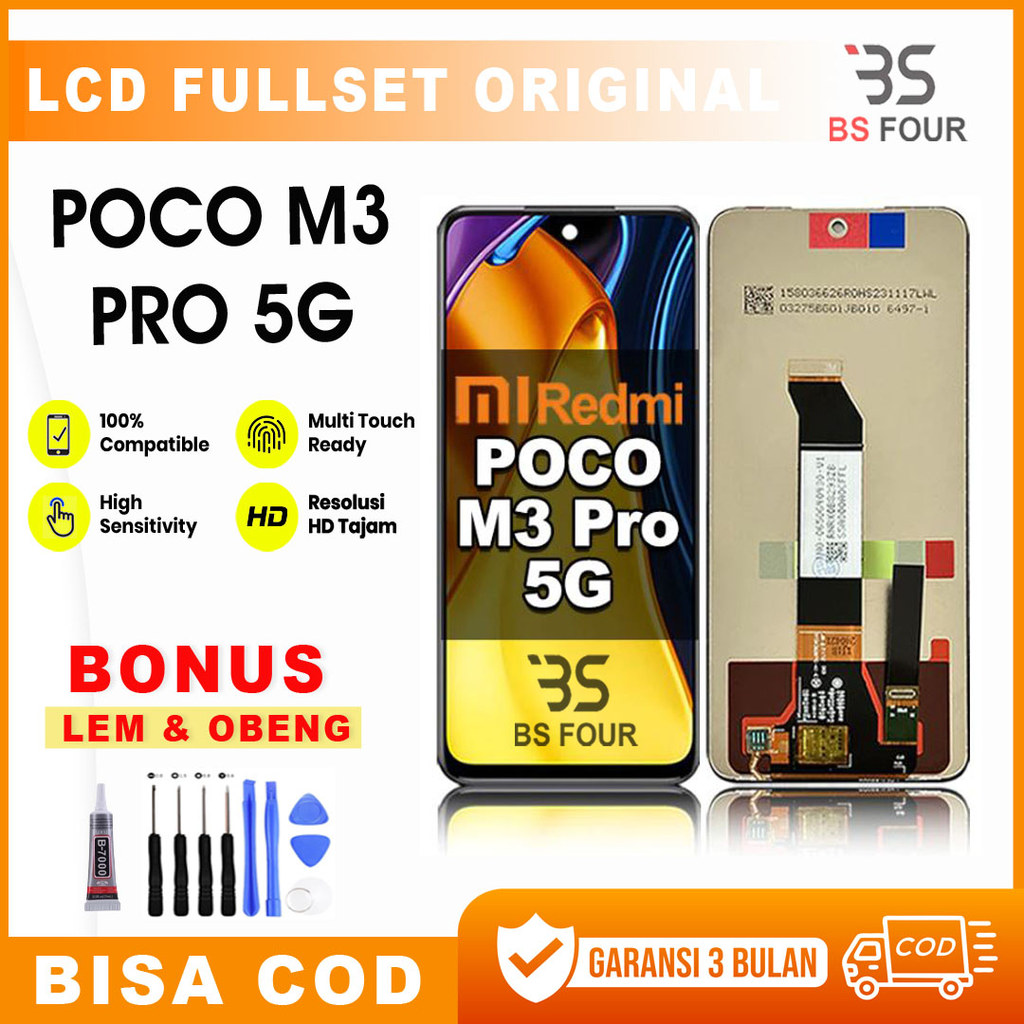 LCD POCO M3 PRO 5G Original Touchscreen Fullset