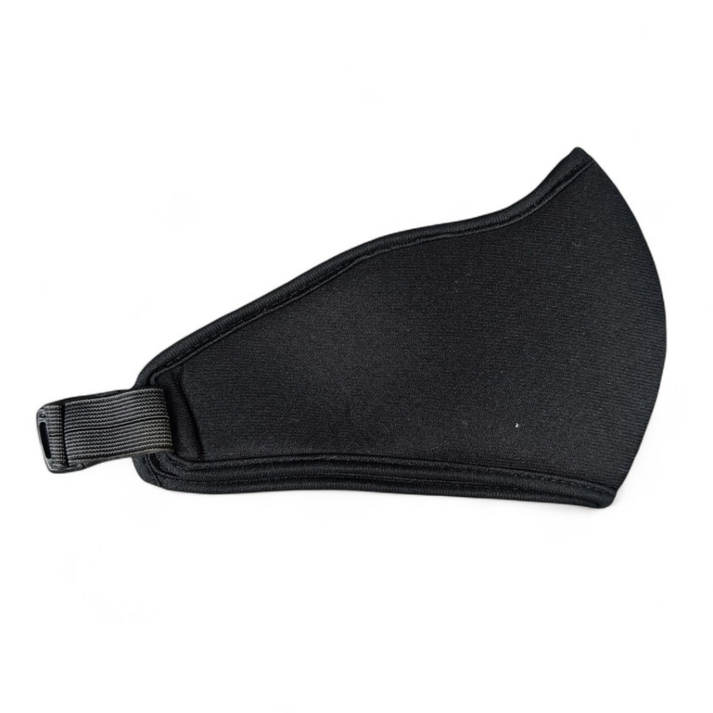 Masker Motor Pria Motif Polos Lapis Busa//Masker Pria Dewasa Pengait Elastis