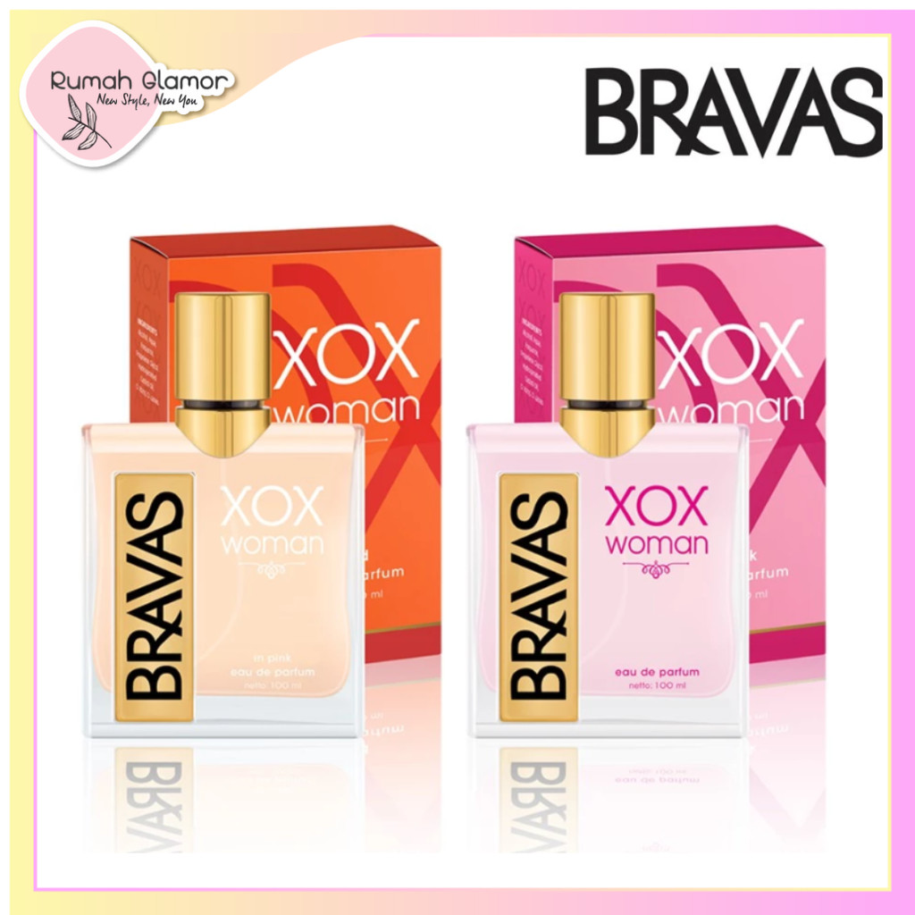 BRAVAS Parfum Wanita XOX Woman Eau De Parfum Spray 100 ml - Body Fragrance Perfume Tahan Lama Murah 