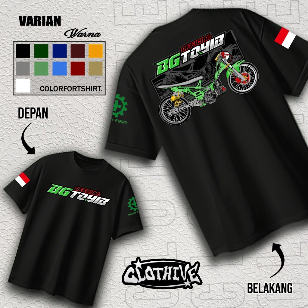 DRAFTED - KAOS RACING OFFICIAL BG TOYIB - KAOS RACING PRIA DAN WANITA - TERBARU DAN TERLARIS