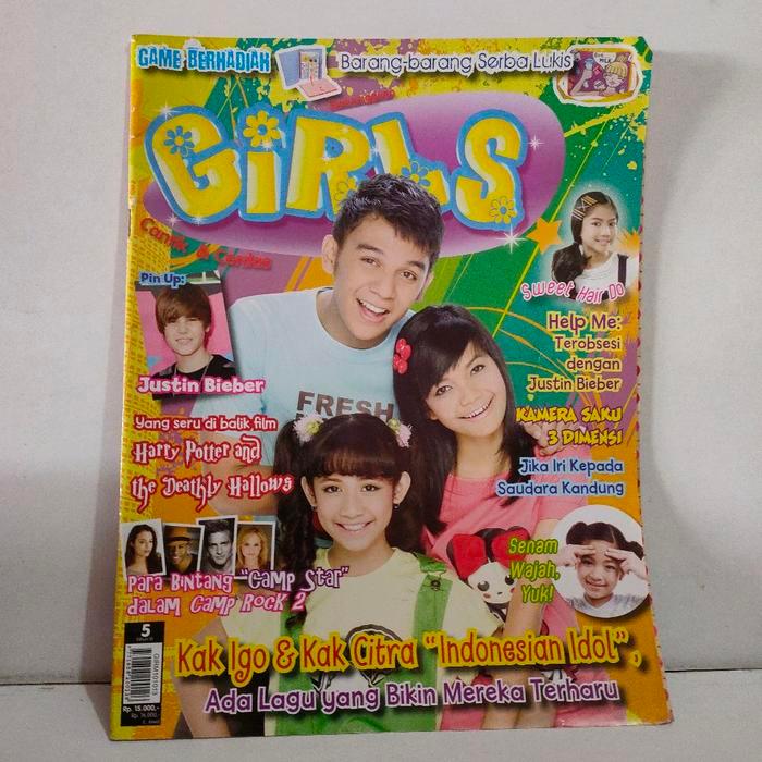 majalah anak girls cantik dan cerdas No. 5 tahun 6