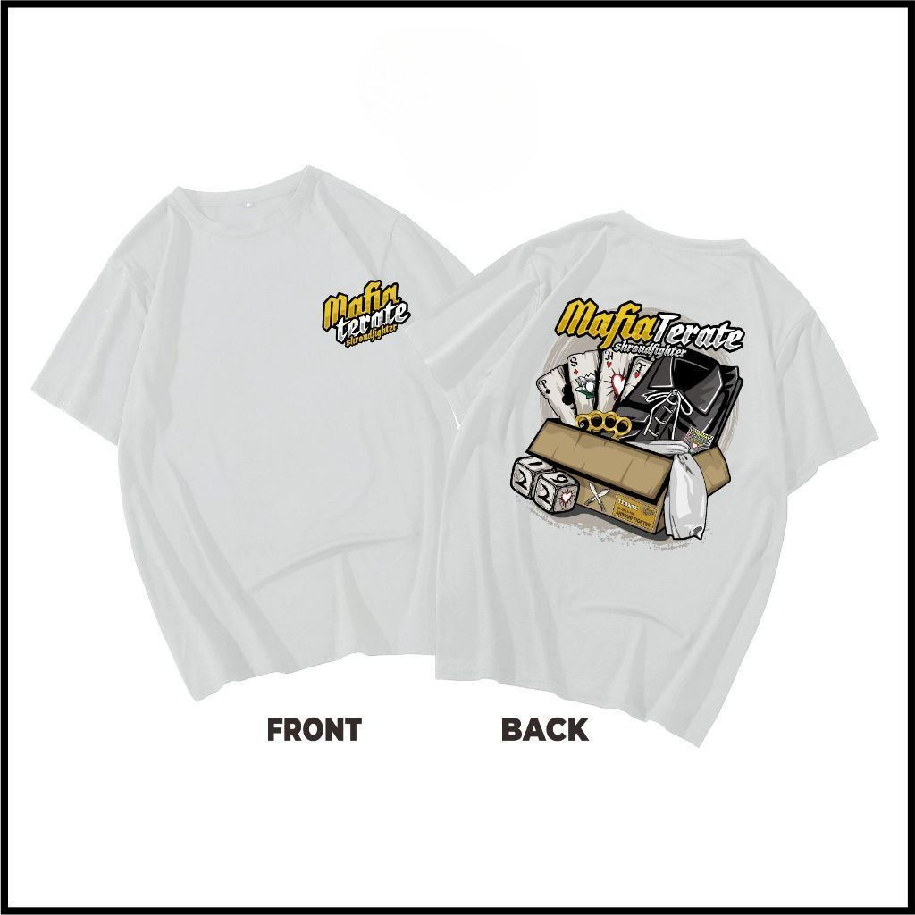Kaos Baju Psht Mafia Psht Hati Bersinar Sh Terate Distro Terbaru Putih Lawasan Shroud Fighter