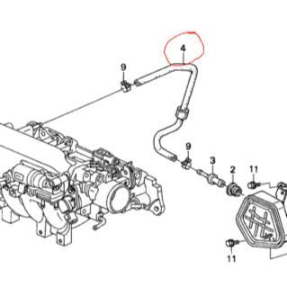 Selang PCV Valve HONDA Civic Ferio 96-2000