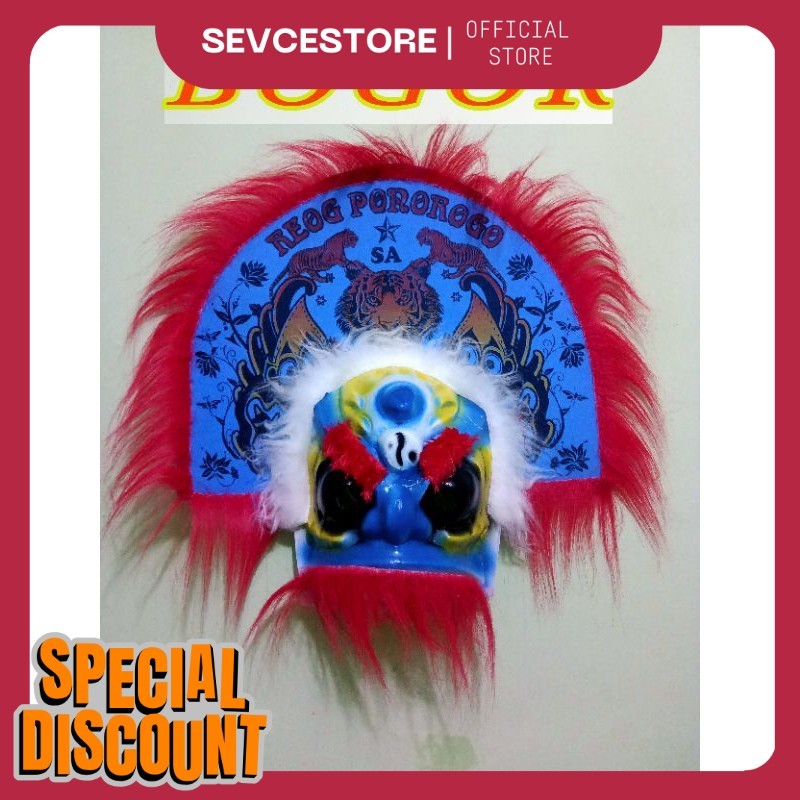 mainan anak topeng barong barongan topeng barongsai topeng reog BS