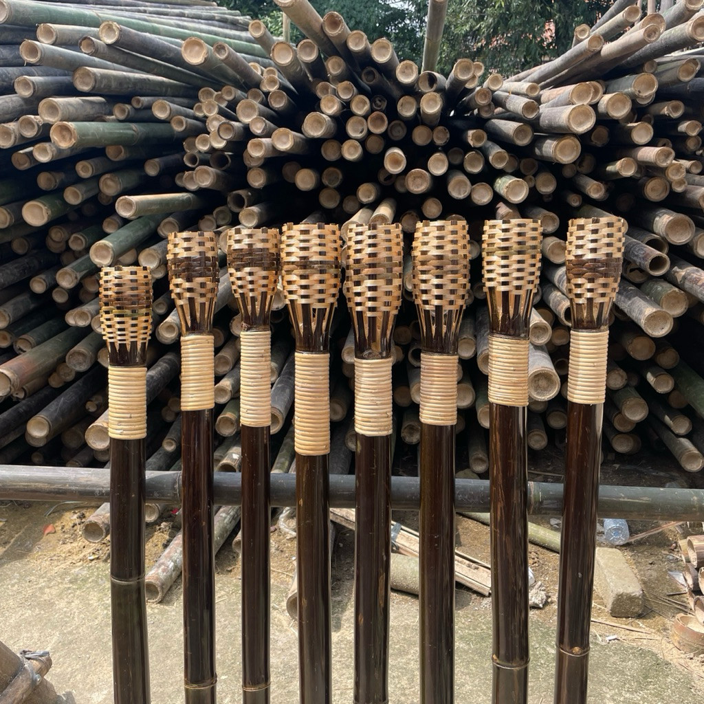 Obor bambu / Obor anyaman bambu Tradisional