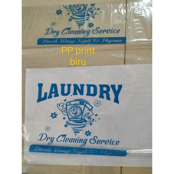 plastik laundry sablon biru