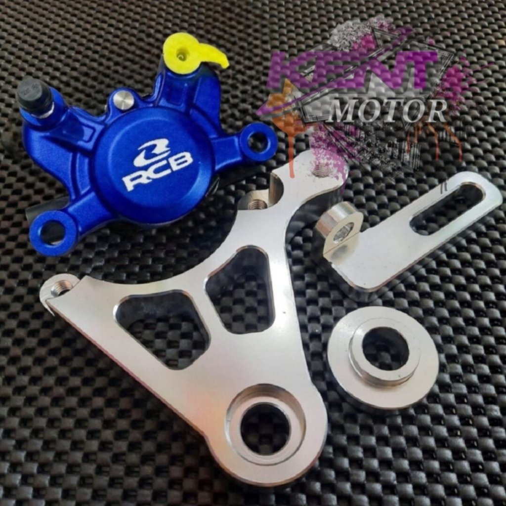 Kaliper RCB R1 2 PISTON belakang MX KING - VIXION NEW - R15 OLD kaliper belakang MX KING RCB R1SERIE