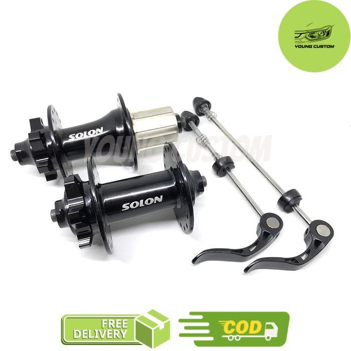 Hub Free Hub SOLON Bearing DH 905 QR 32 Hole Quick Release - Black -young