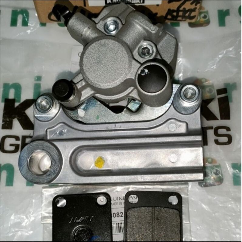 KALIPER BELAKANG KLX 150 KLX DTRACKER +BREKET KALIPER+KAMPAS REM ORI
