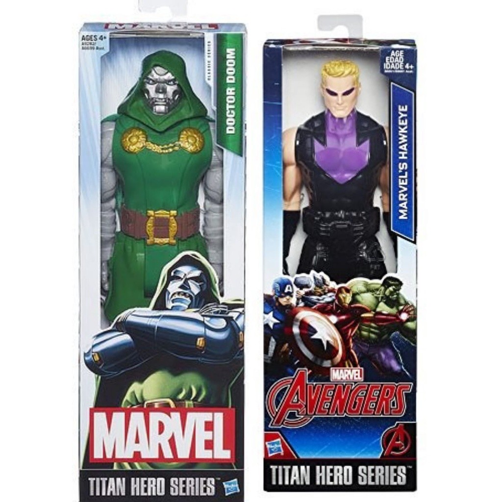 TERBARU ReadyOriginal HASBRO Mainan Action Figure Marvel Dr. Doom & Hawkeye