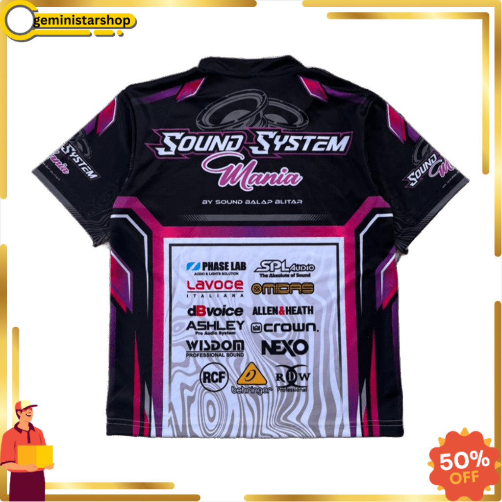 BISA COD Jersey Anak Sound System Mania Premium Kaos Anak Sound Positif Merch GMS