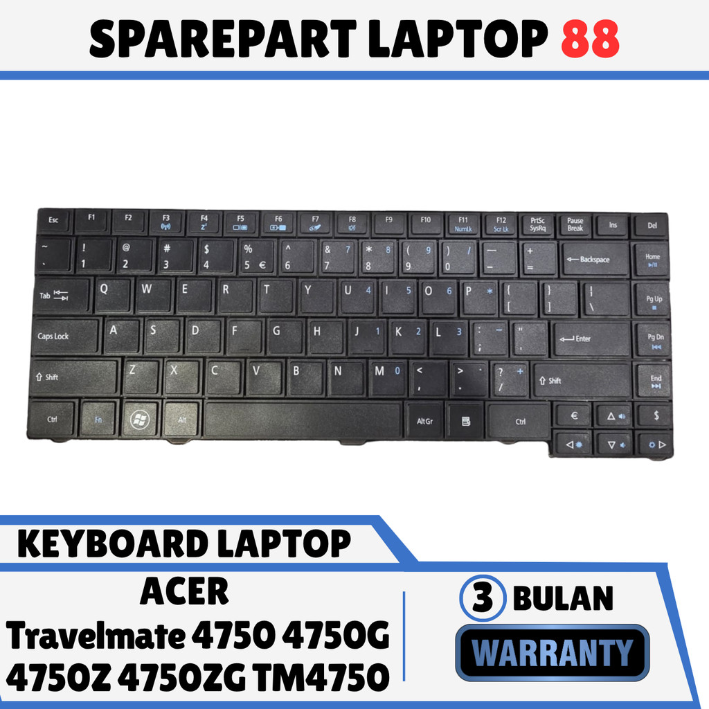Keyboard Acer Travelmate 4750 4750G 4750Z 4750ZG TM4750