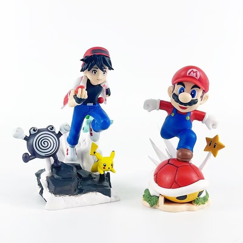 Super Mario Toys Mario Run GK Figures Mario Bros Action Pokemon Figures Mario PVC Figures Super Mari