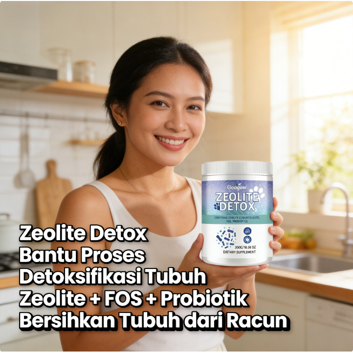 Googeer Zeolite Detox FOS Probiotik Pembersih Tubuh 300g LY40905