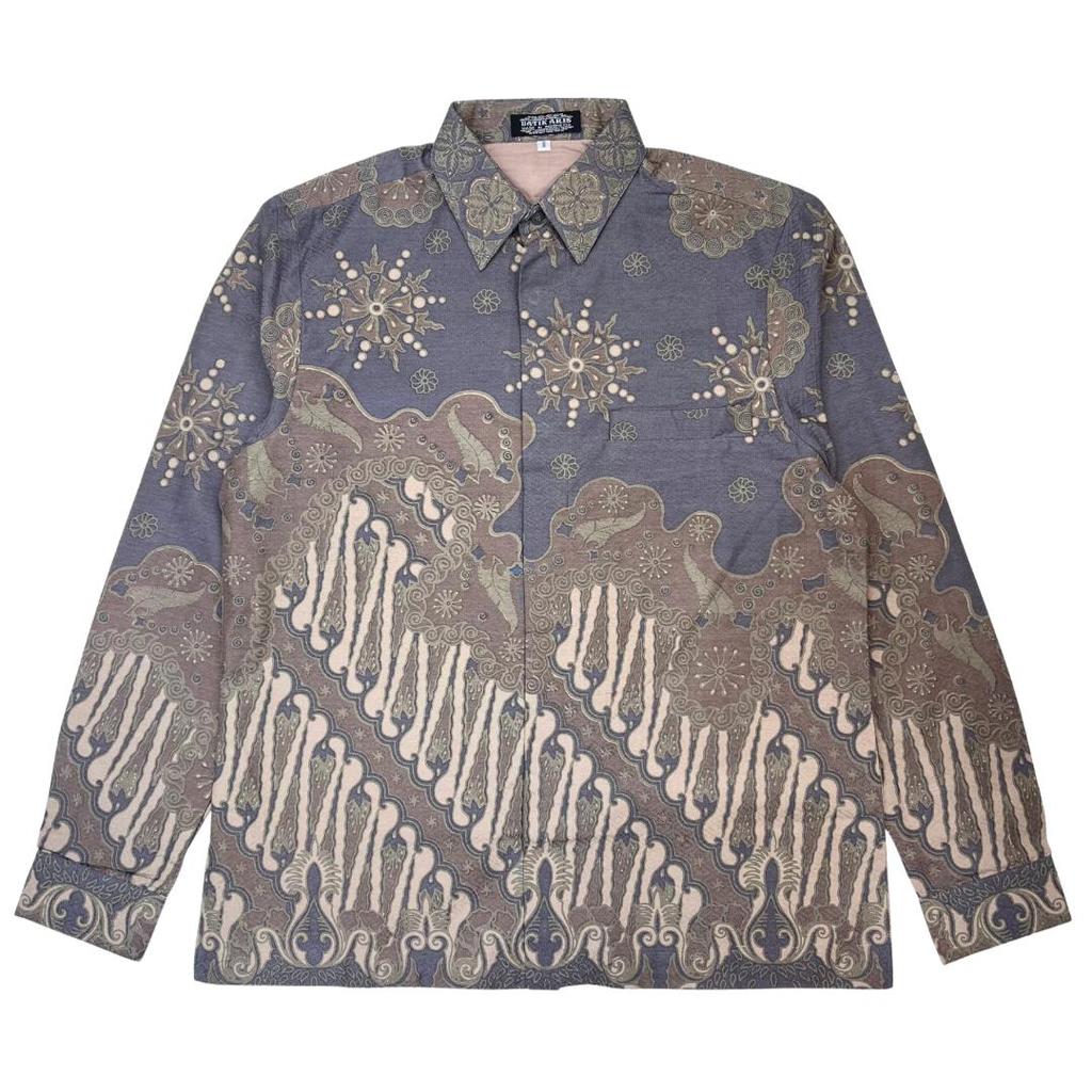 Batik Aris - URDHA UNGU | Kemeja Batik Pria Lengan Panjang