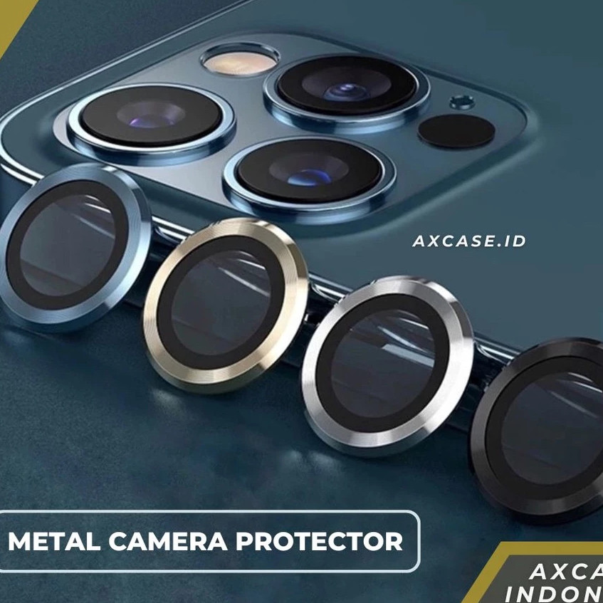 Ring Kamera iPhone 11 / 12 / 13 / 14 / 15 / 16 PRO MAX MINI PLUS Tempered Glass Lens Camera Pelindun