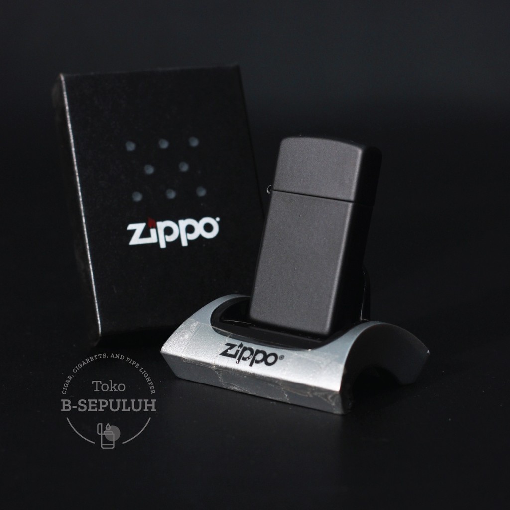 Zippo Slim Black Matte 1618