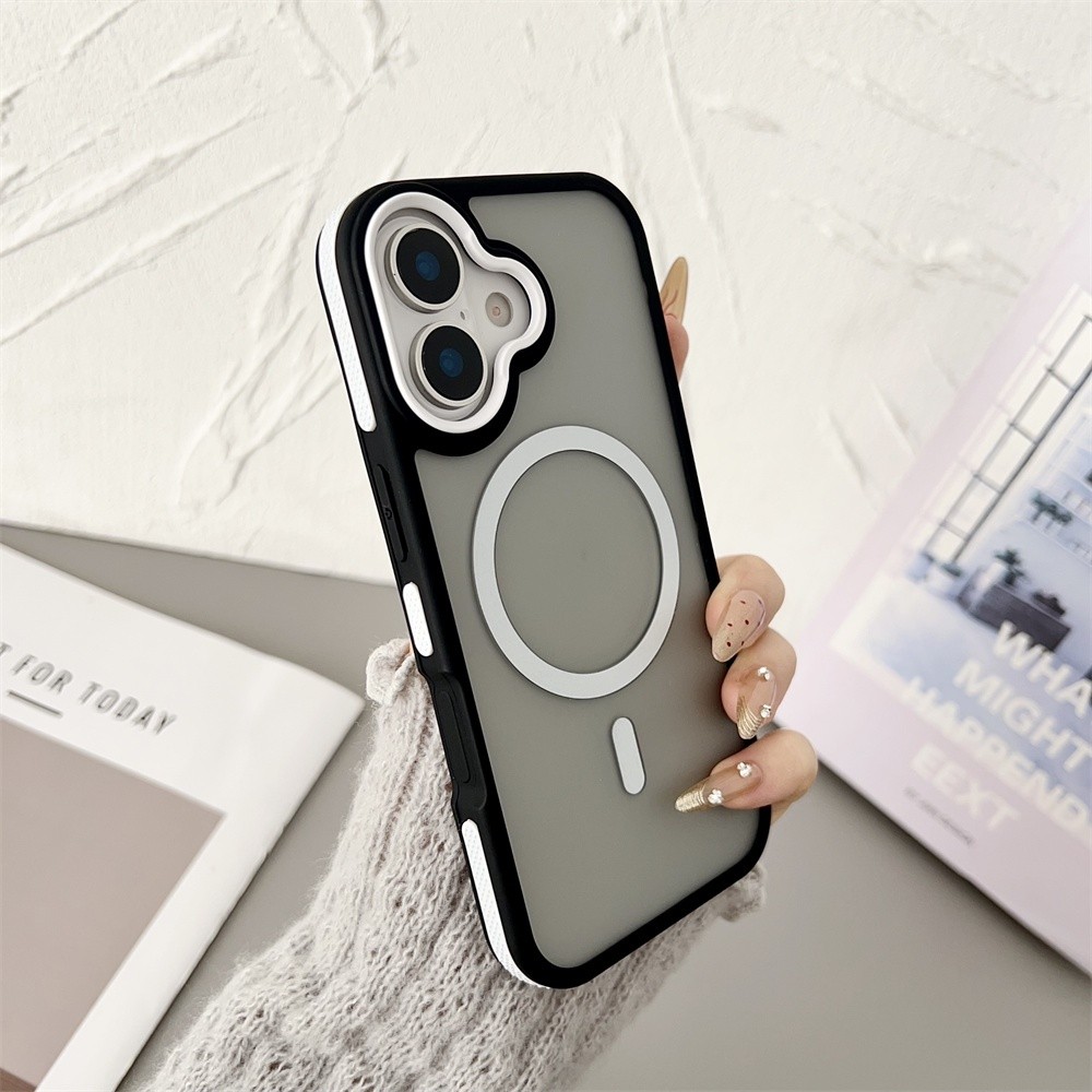 Casing Matte Tembus Magnetik untuk iPhone 13 Pro Max 12 Pro Max untuk iPhone 11 Penutup Tahan Bentur