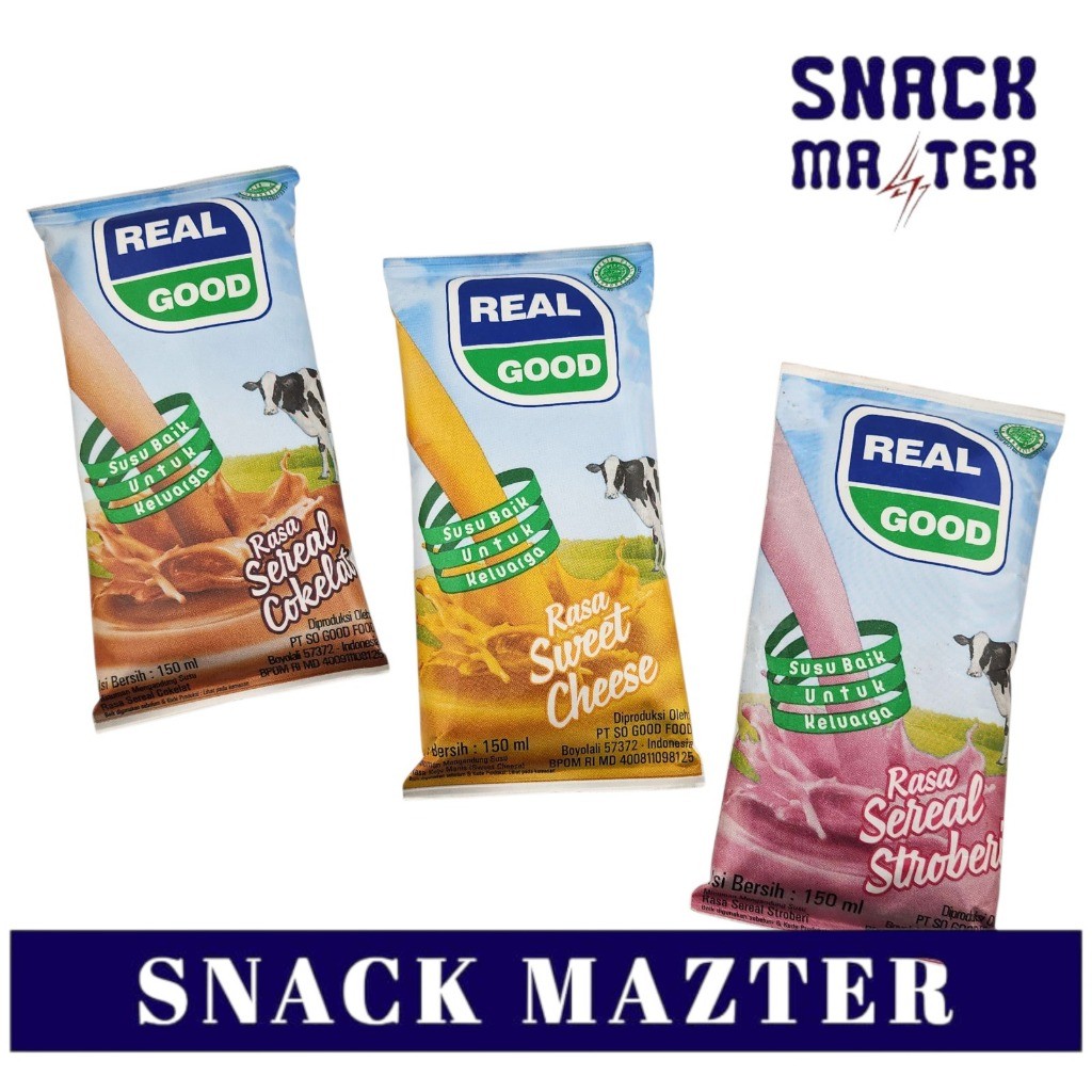 Susu UHT Real Good Bantal - Netto 150 ml CIKI SNACK