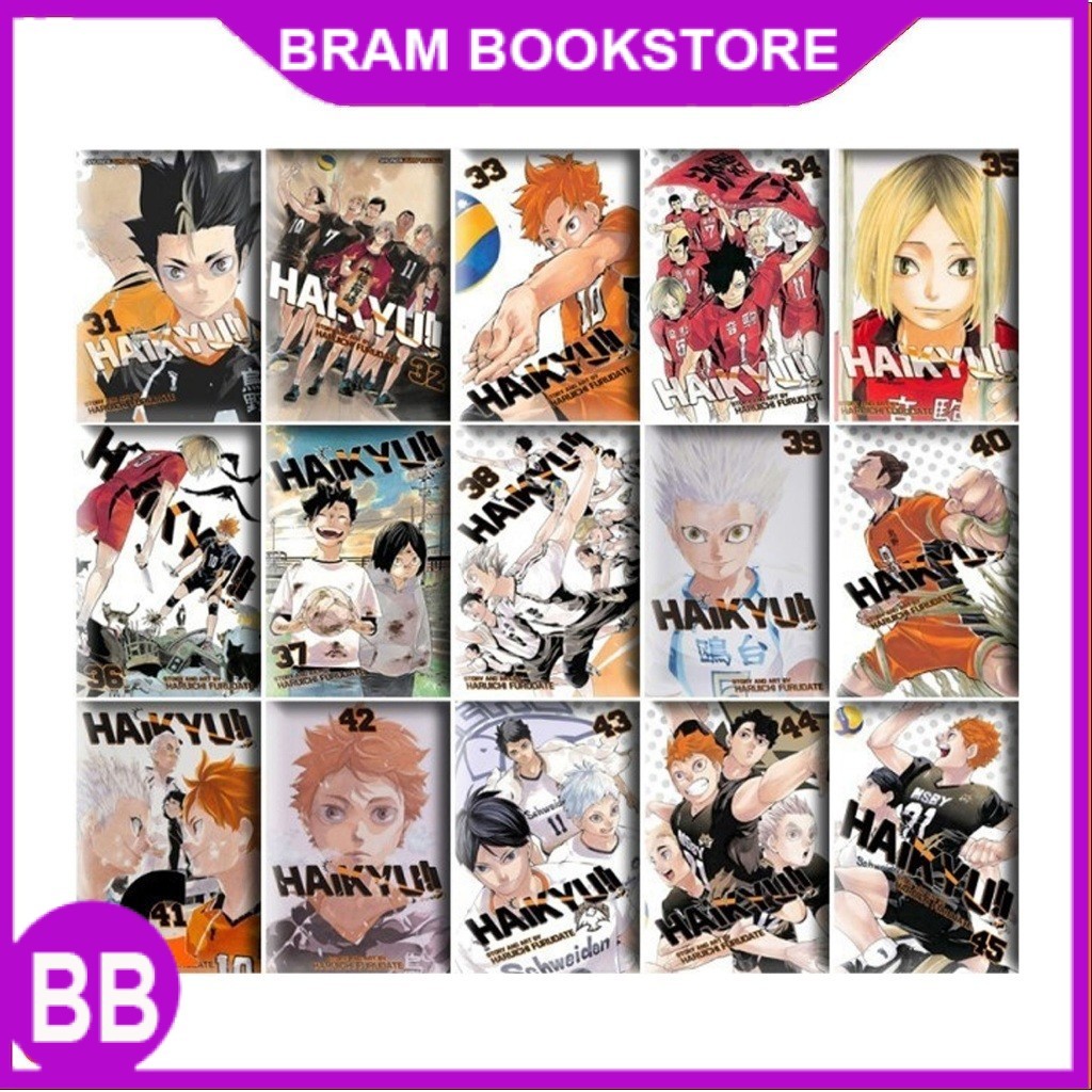Haikyuu manga vol.1-45 (English)