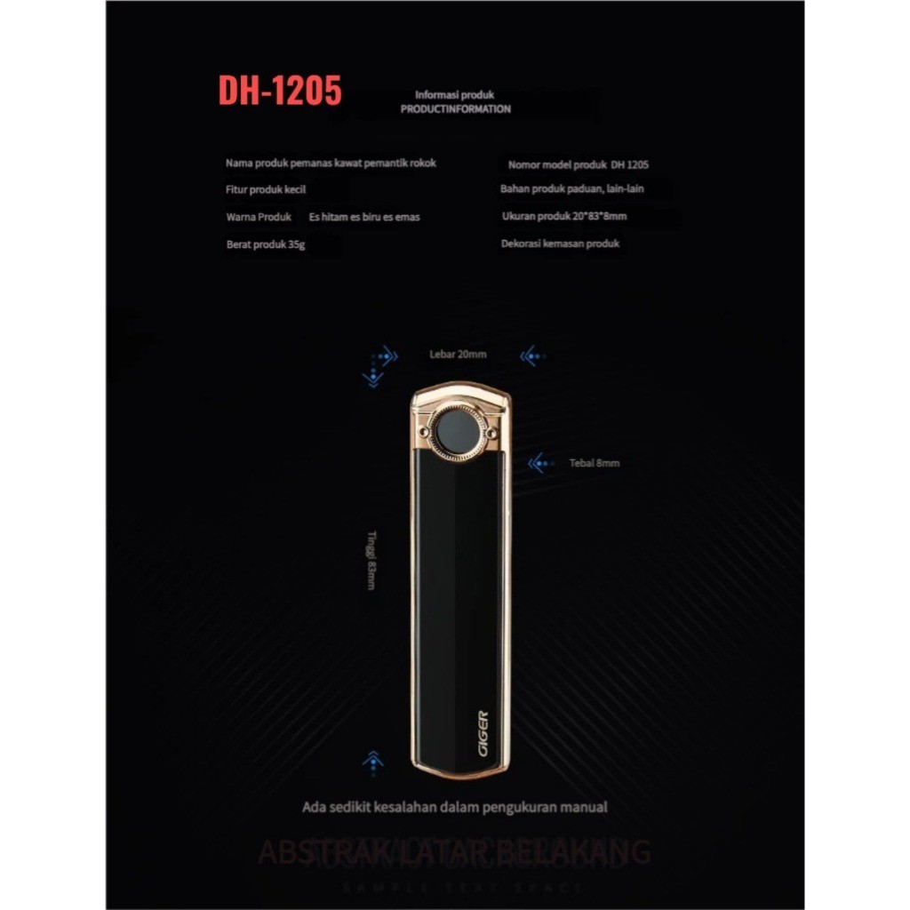 Vapa Zipp , , Lighter Korek Api Elektrik Mini USB PortableDH-1205bisa cod Korek Api Unik Murah