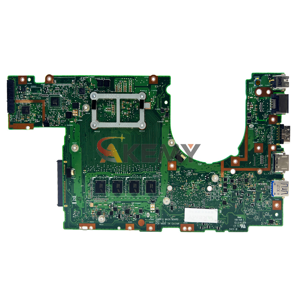 S400CA Laptop Motherboard For ASUS VivoBook S400C S400CA Notebook Mainboard With I3 I5 I7 CPU 100% t