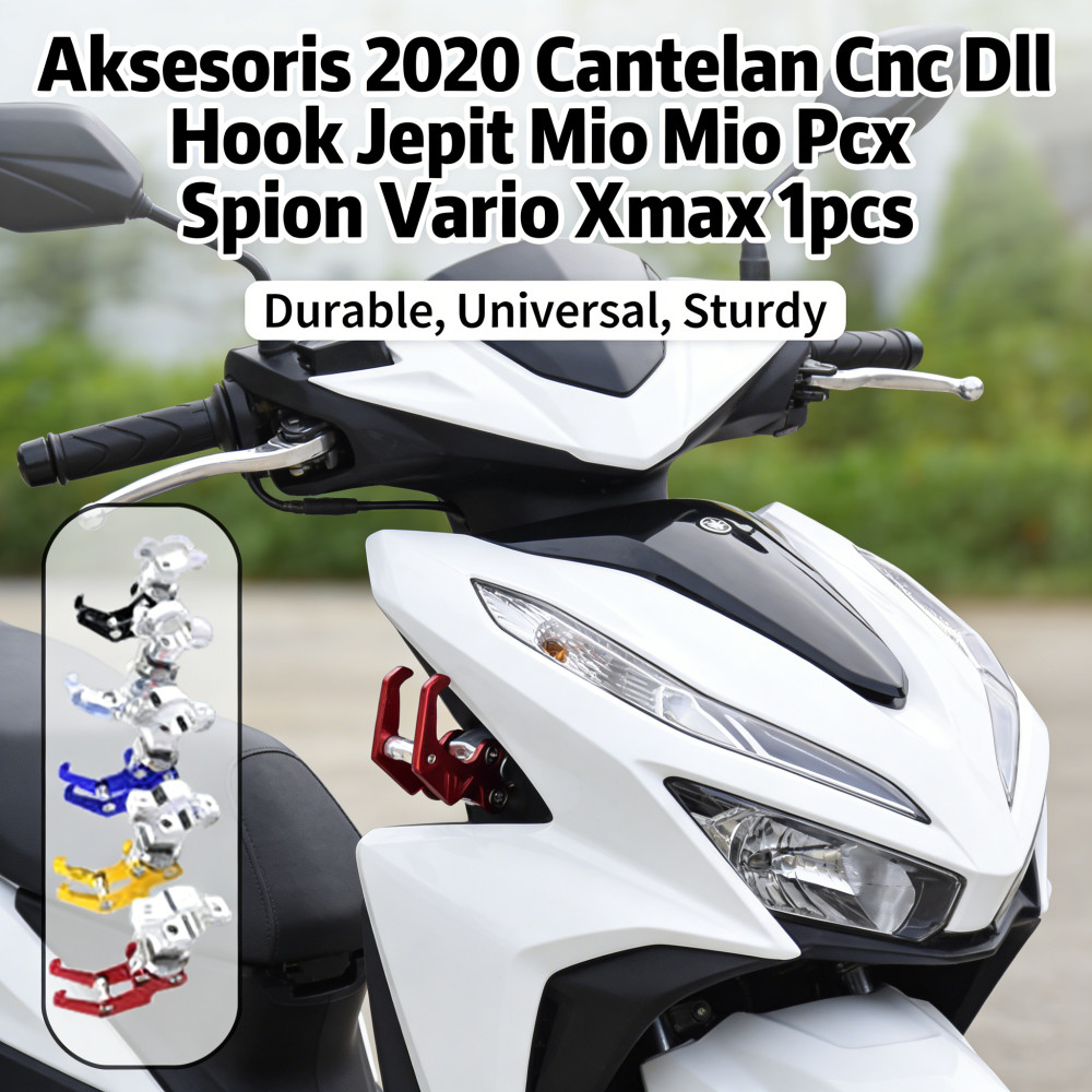 Pcx Mio Aksesoris Spion Jepit Vario Xmax Hook Cantelan Dll Barang Gantungan 1pcs 2020