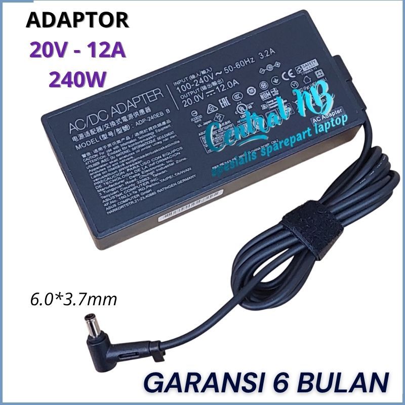 Adaptor Charger Asus ROG Strix G15 G17 G513QM G513QR G513IM Series ROG 240W -CNB
