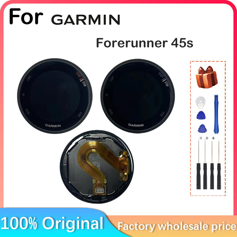 For Garmin Forerunner 45s LCD screen splay Compelet Panel GPS smart watch Repair Replacement