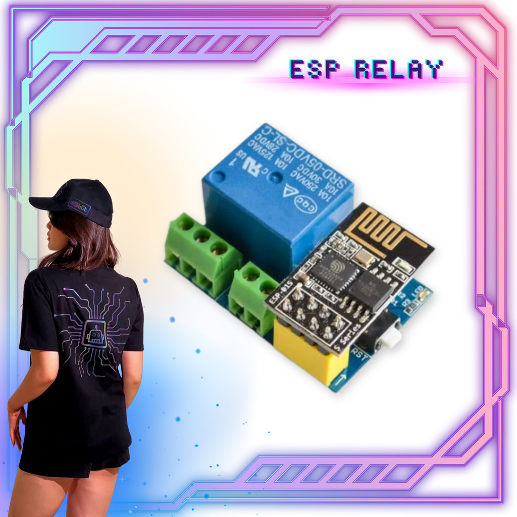 ESP8266 ESP-01S Relay Modul Wi-Fi Smart Socket - Digibot Official