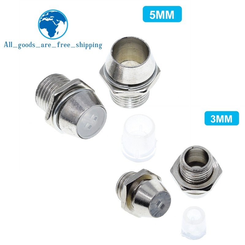 10/50PCS 3mm 5mm LED Holder Socket Clip Bezel Light Emitting ode Lamp Base Cover for 1/10 1/8 RC Mod