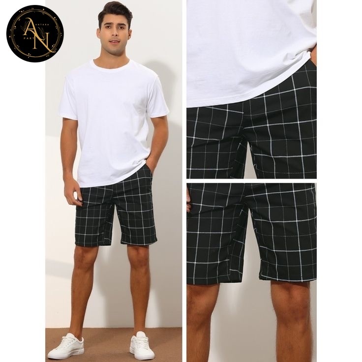 Celana pendek pria terbaru kotak kotak original Warna Celana