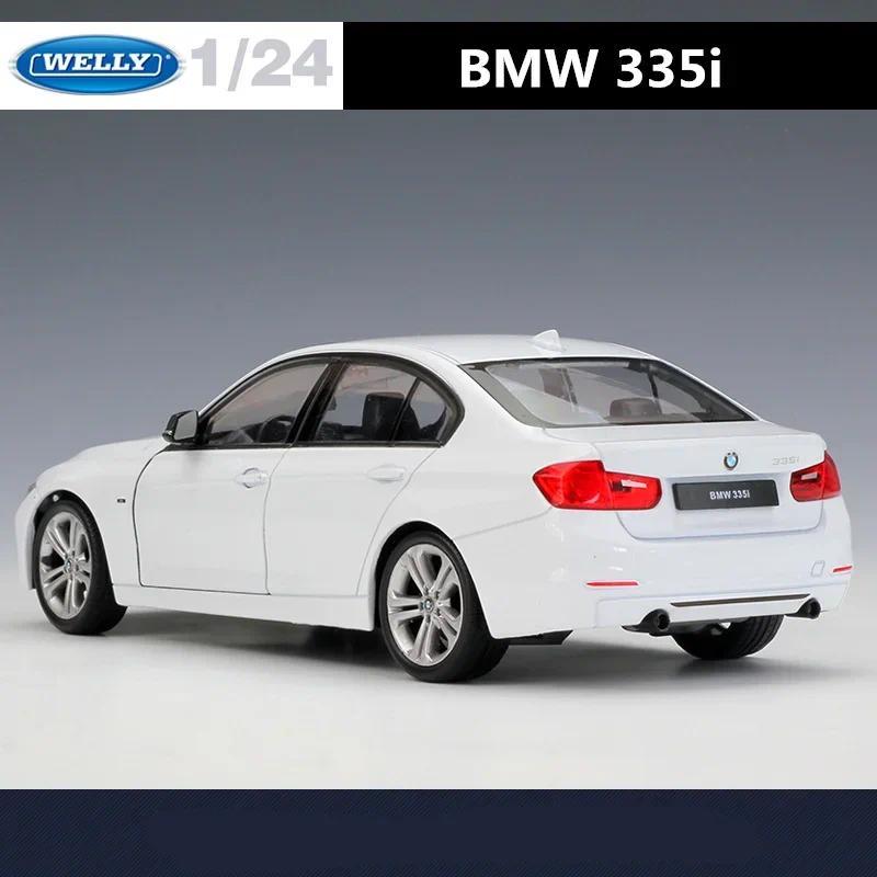 Welly 1:24 BMW 3 Series 335i Alloy Car Model Diecast Metal Toy Vehicles Car Model High Simulation Co