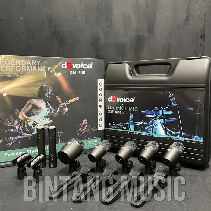 ￼mic drum dbvoice dm 700 original mikrofon db voice dm700 free koper