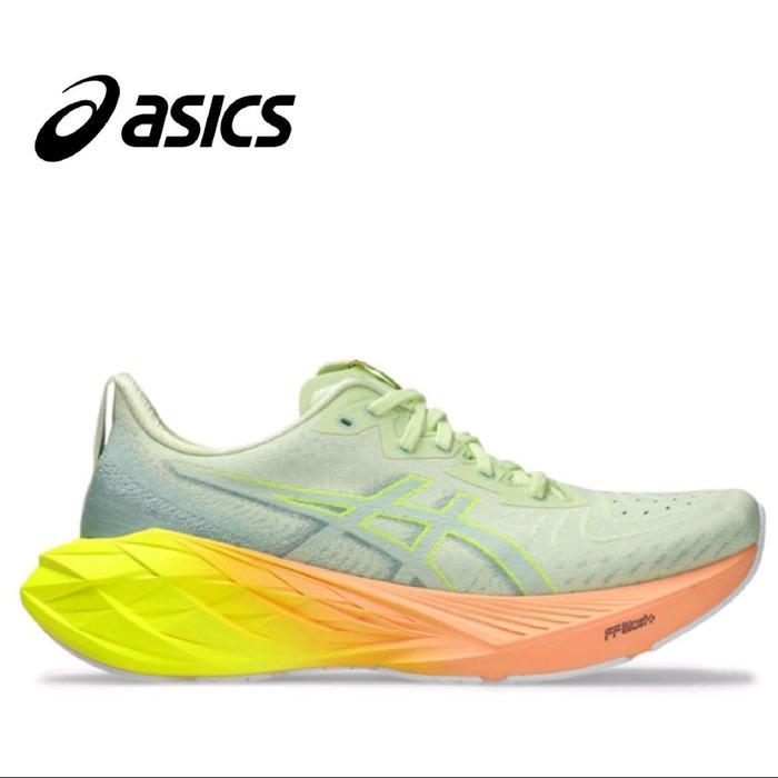 Sepatu Running Asics Novablast 4 Safety Yellow Shoes Jogging Outdoor