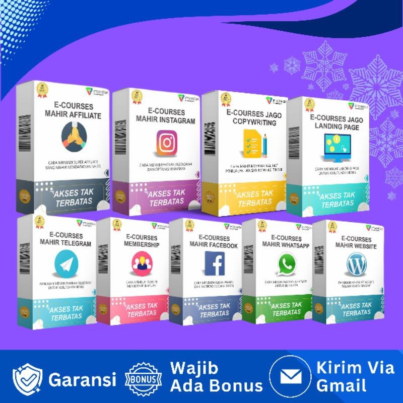 ECourse Jago Sosial Media Premium PLR Lengkap | Bisa Jual Kembali | License Premium