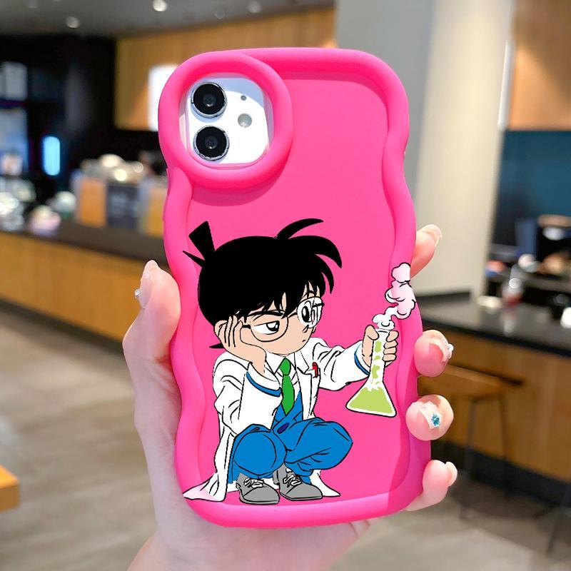 Soft Case For Samsung A56 A36 A31 A33 5G A35 A50 A50s A51 4G A52 A52s A54 A55 Casing Cartoons Conan 