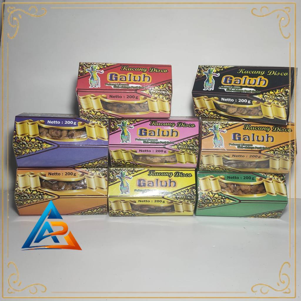 Kacang Goreng Tepung Galuh 200g  Kemasan Box Rasa Original Oleh Oleh Bali