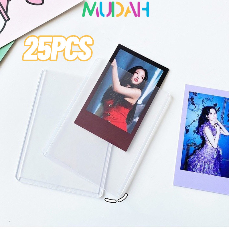 25pcs/set Toploader 3”x4” 35PT  Card Protector Transparan holder premium tebal Ultra Pro Sultan Phot