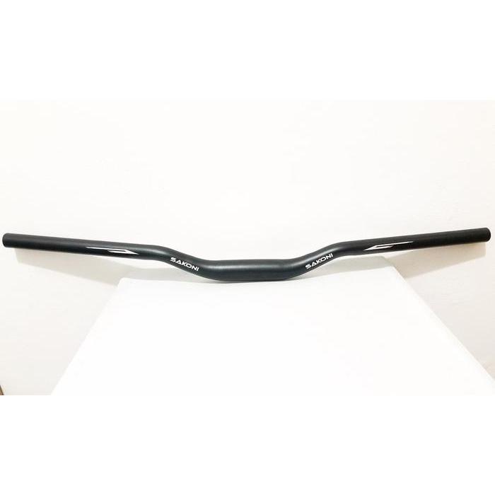 HANDLEBAR STANG SEPEDA GUNUNG MTB SAKONI PANJANG 73CM ALLOY HITAM