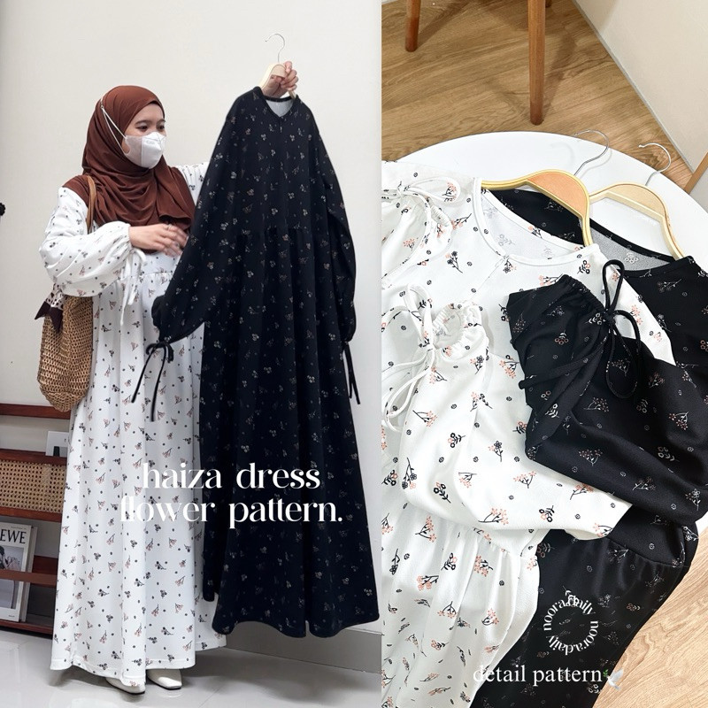Haiza Daily Dress by Nuradailys Gamis kekinian Bisa COD
