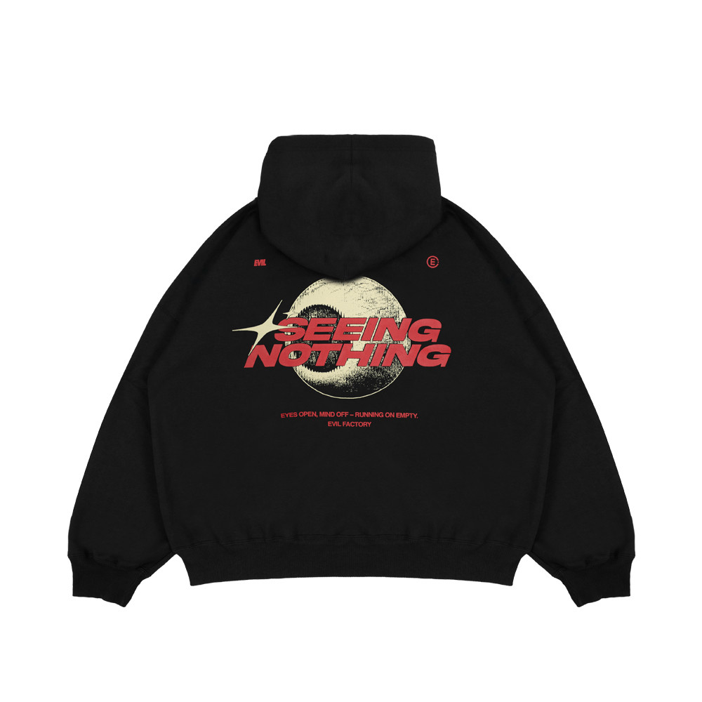 EVIL HOODIE - DERIDE L25 BLACK