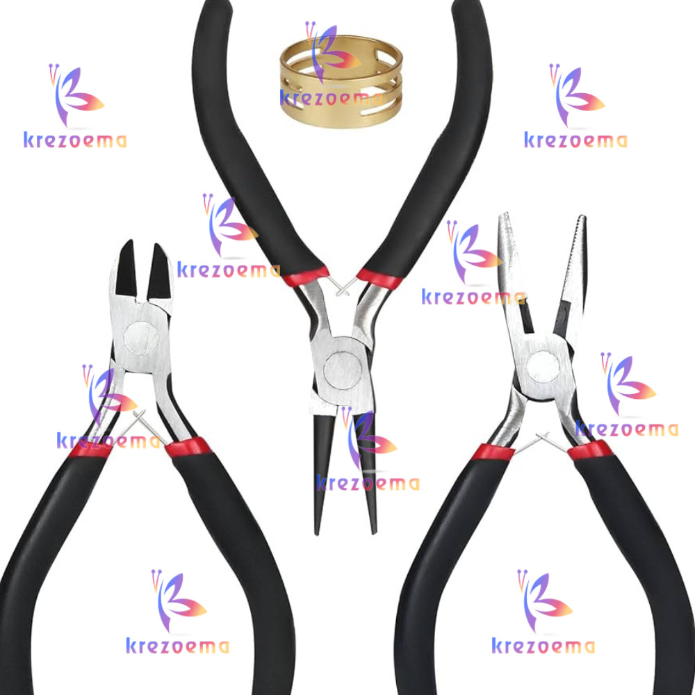 Tang set isi 3 mini plier set alat craft khusus kerajinan tang plintir penjepit potong