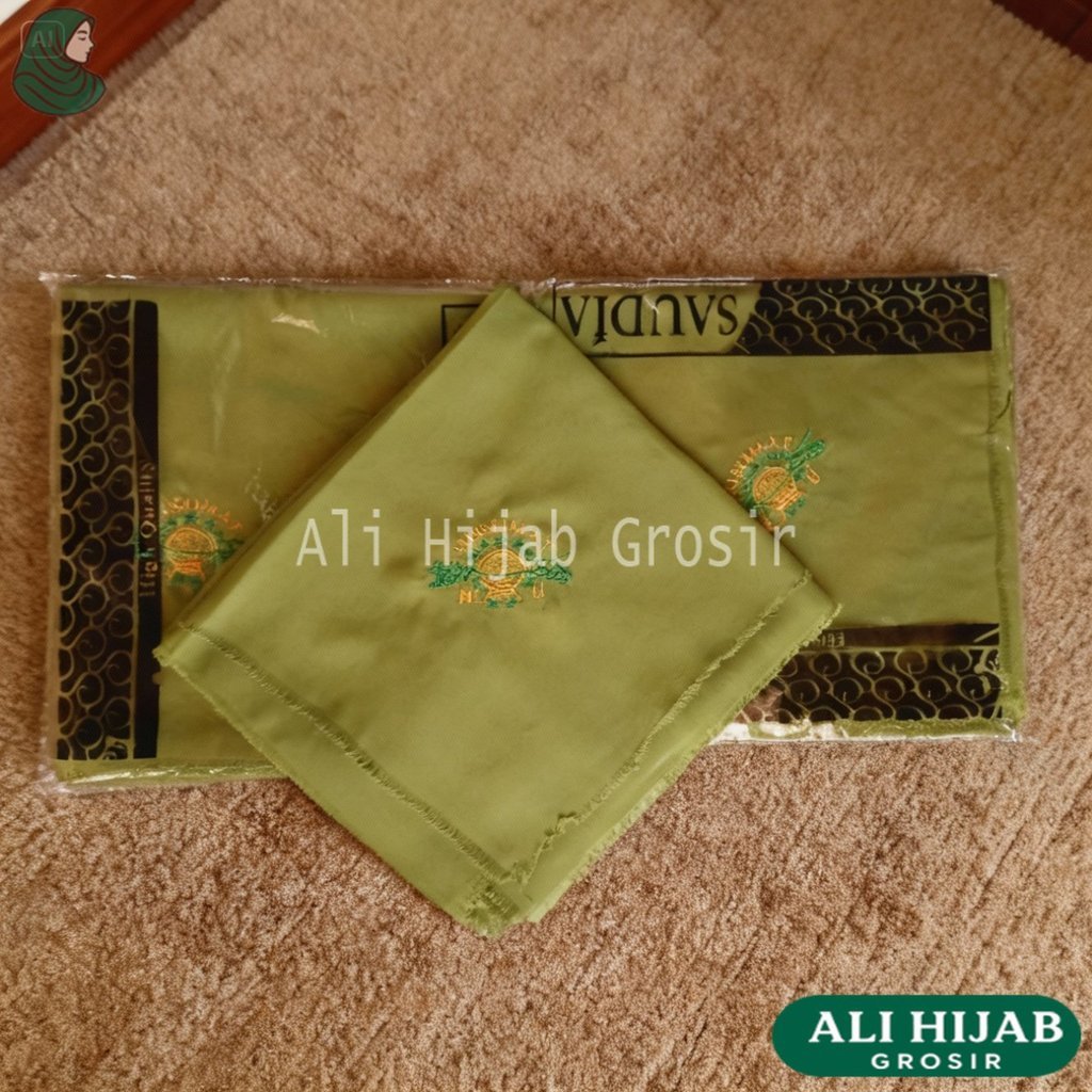 Grosir Hijab Muslimat NU Bordir 3 Logo - Kerudung Seragam Pengajian Muslimat NU Segi 4 Partai Besar 